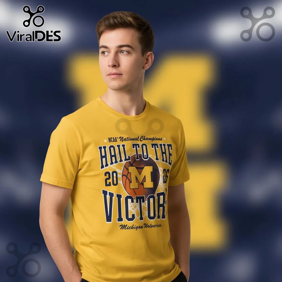 Homefield Michigan Wolverines 2026 Basketball National Champions Fan T-Shirt