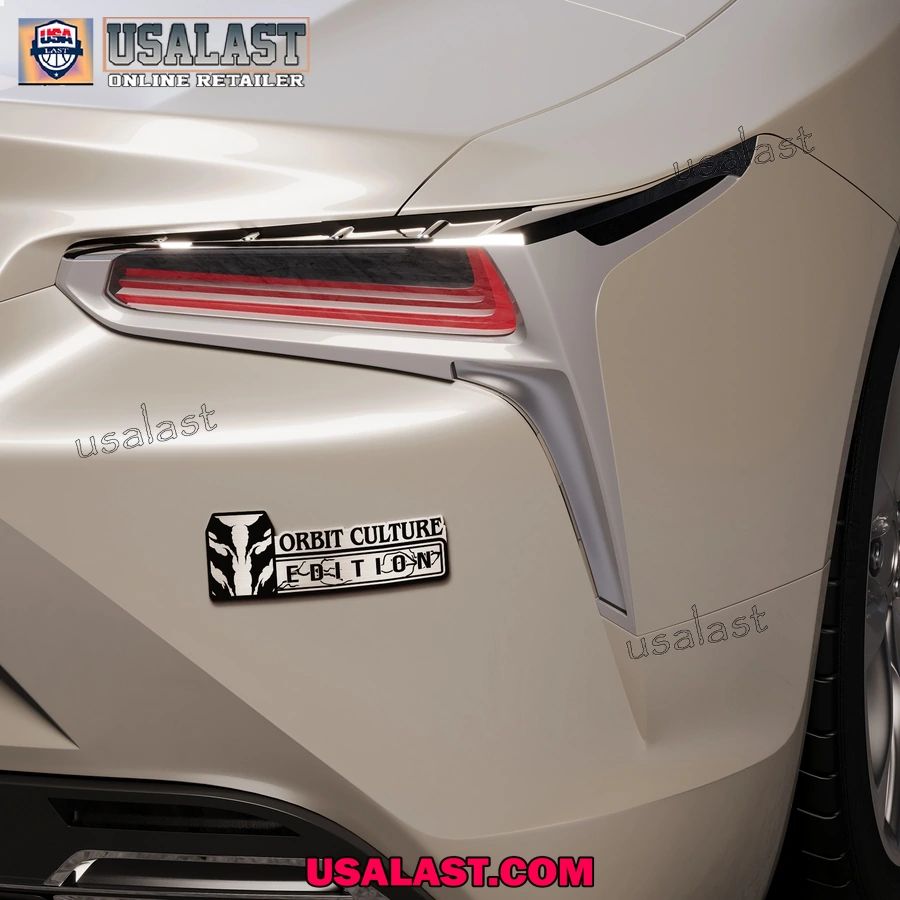 Orbit Culture 3D Engraved Car Emblem Badge