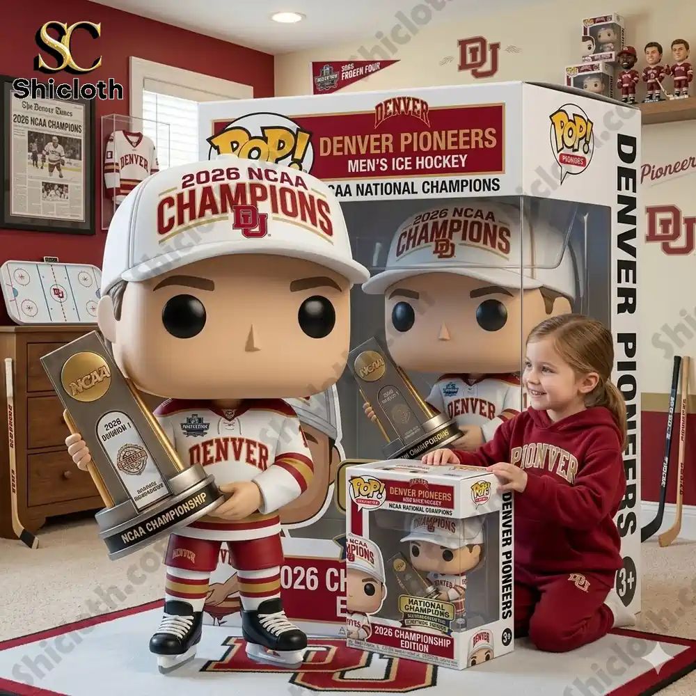 Denver Pioneers 2026 NCAA Men?s Ice Hockey Champions Commemorative Pop