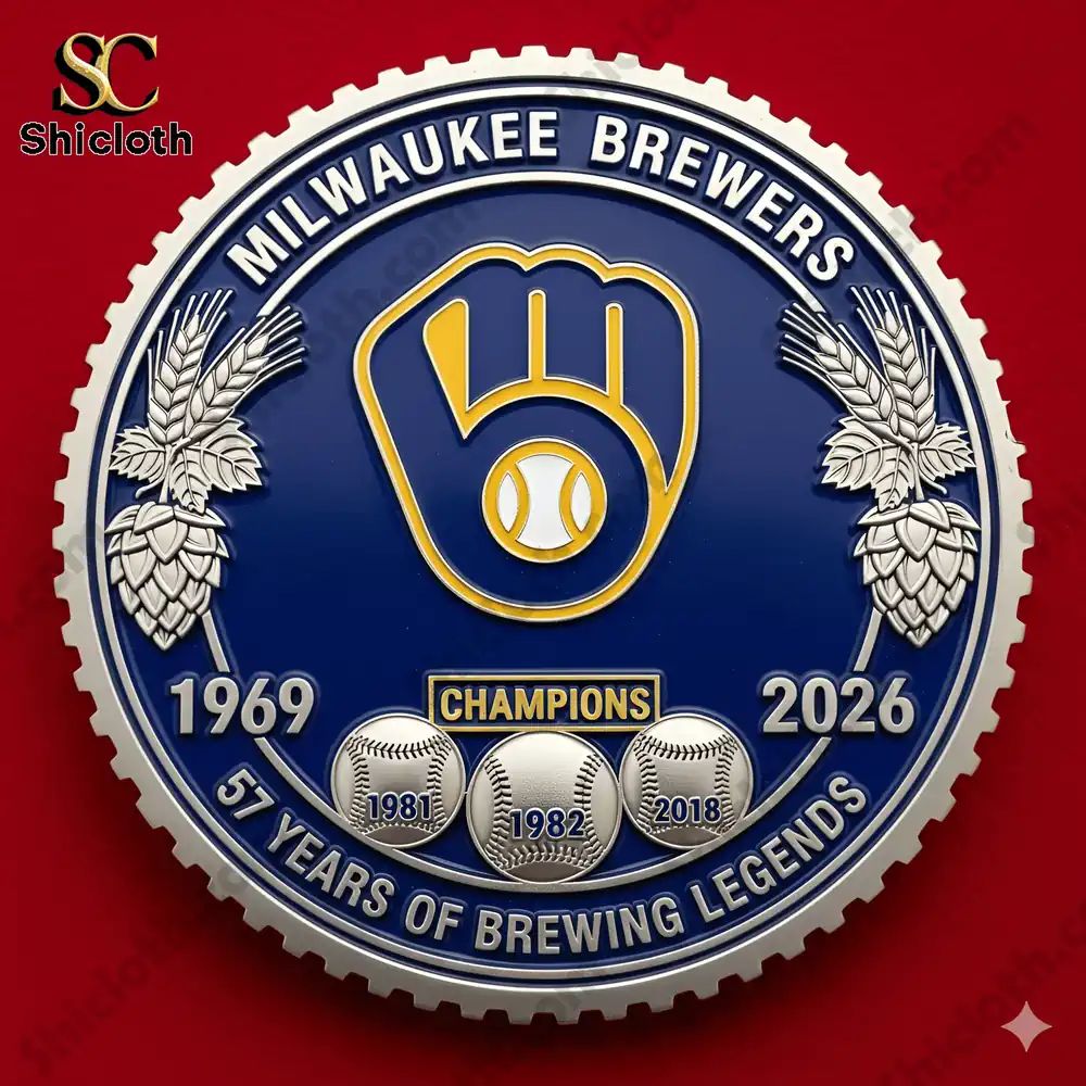 NEW Milwaukee Brewers 57th Anniversary Commemorative Coin