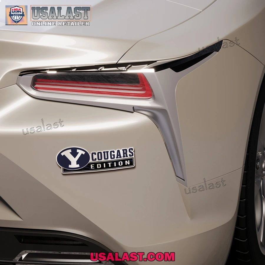 BYU Cougars Edition 3D Car Emblem Badge