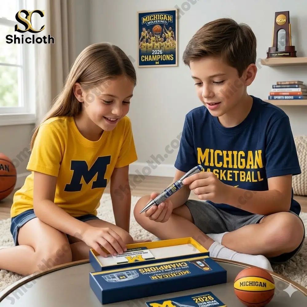 2026 NCAA Champions Go Blue Michigan Wolverines Limited Pen