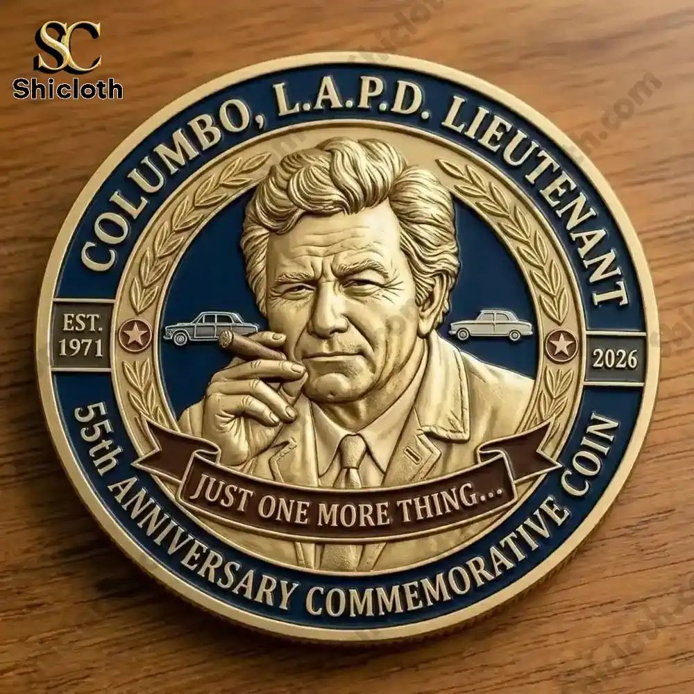 Columbo, L.a.p.d. Lieutenant 55th Anniversary Commemorative Coin