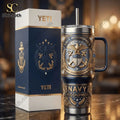 Navy Midshipmen Limited Yeti Tumbler With Handle