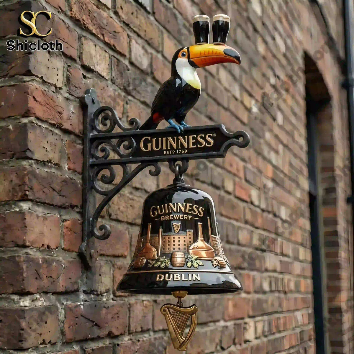 Guinness Brewery ESTD 1759 Heritage Collector’s Wall Bell