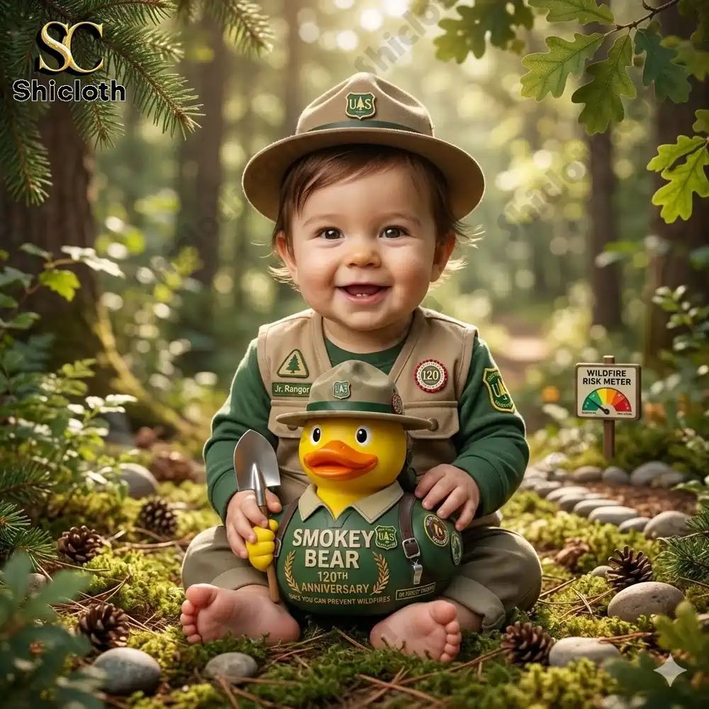Smokey Bear 120th Anniversary Only You Can Prevent Wildfires Duck