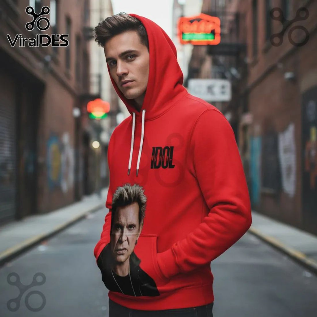 Billy Idol It’s a Nice Day To Tour Again Concert Commemorative Hoodie
