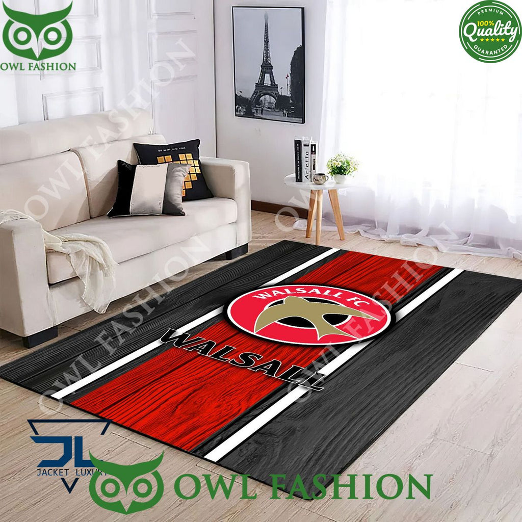Walsall FC EFL Football Living room Rug Carpet Decor