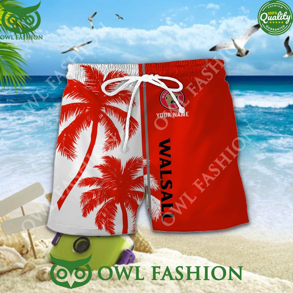 Walsall Personalized Green coconut tree 2024 Hawaiian Shirt