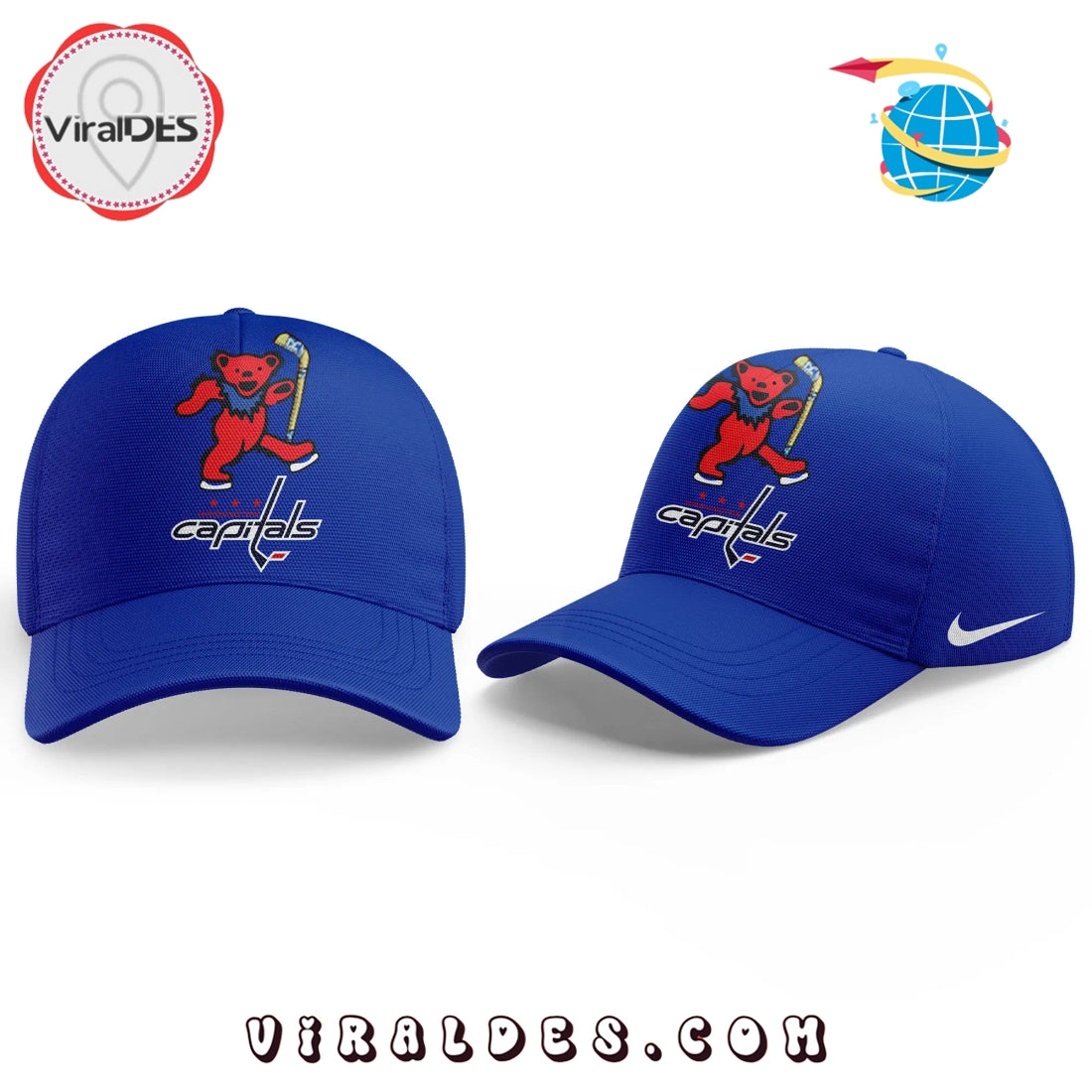 Washington Capitals Grateful Dead Night Cap