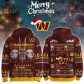 Washington Commanders Merry Christmas The Force Edition Hoodie 2025