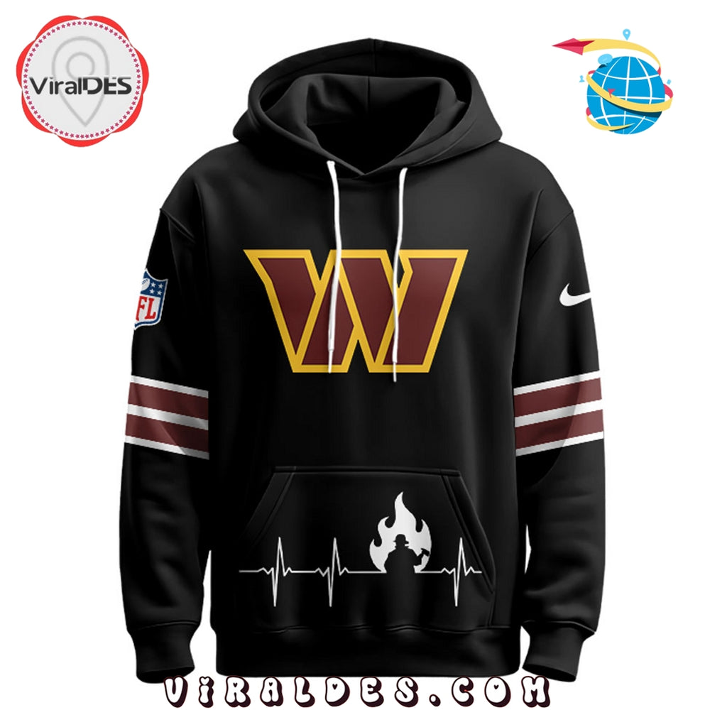 Washington Commanders x Firefighter Appreciation Night Game Hoodie 2025