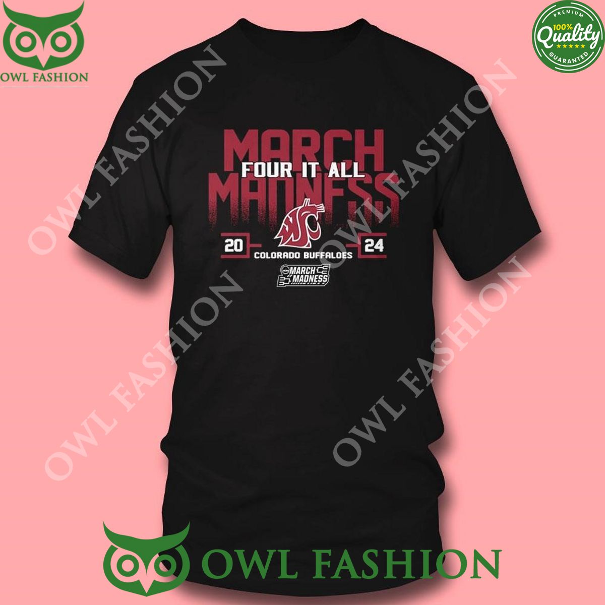 Washington State Couga March Madness Four It 2024 Ncaa Sweatshirt