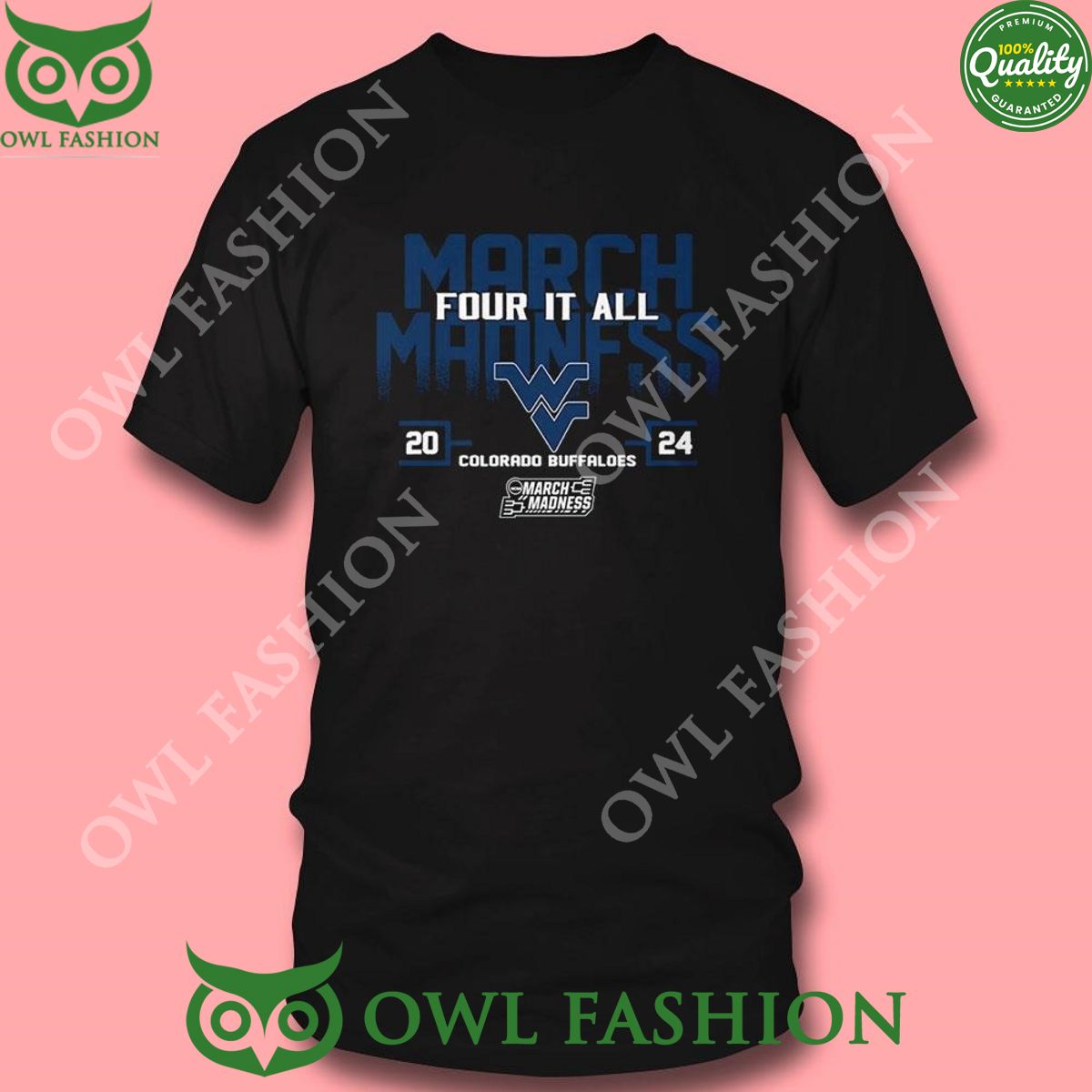 West Virginia Mountaineer March Madness Four It 2024 Ncaa Sweatshirt