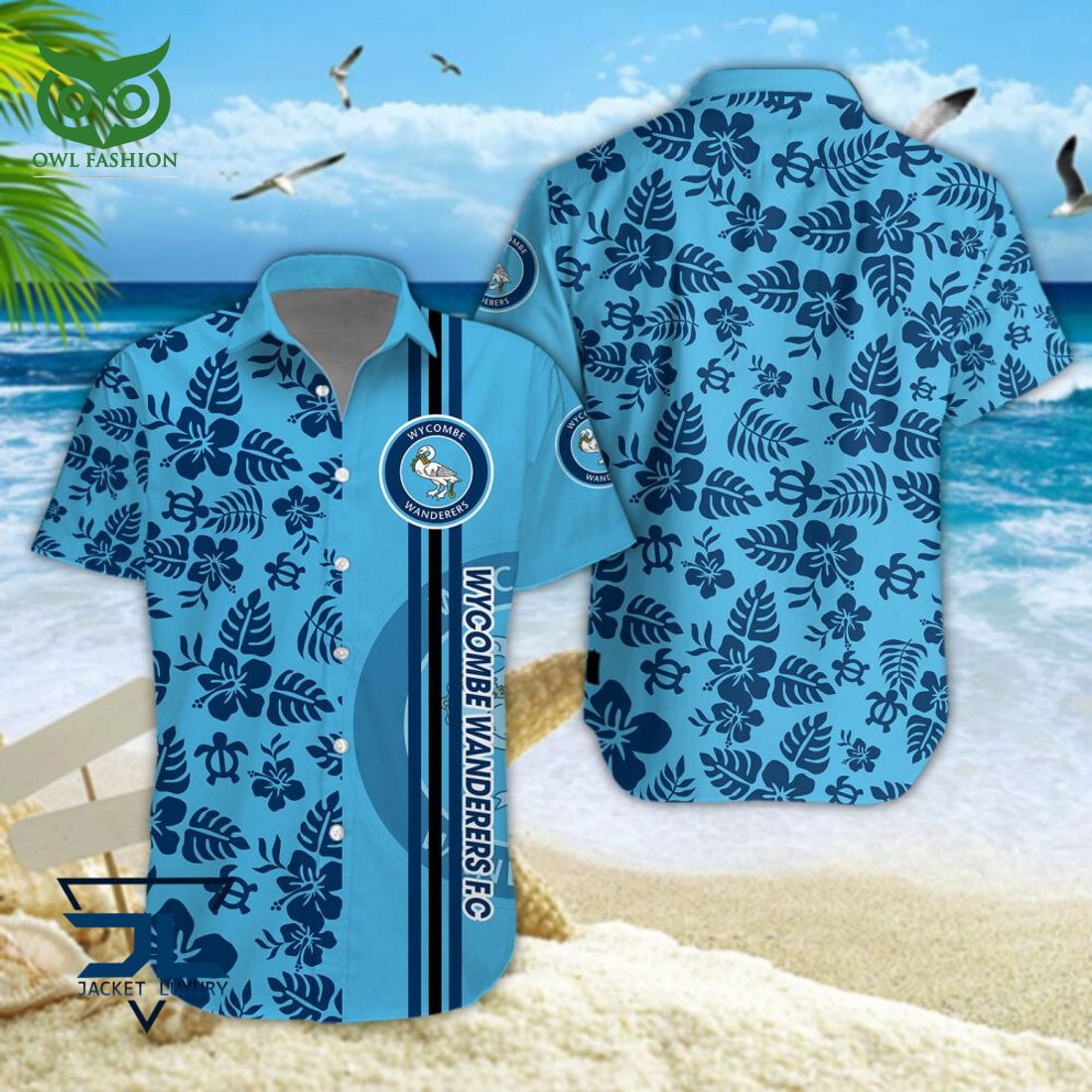 Wycombe Wanderers F.C EFL Championship Hawaiian Shirt T-shirt