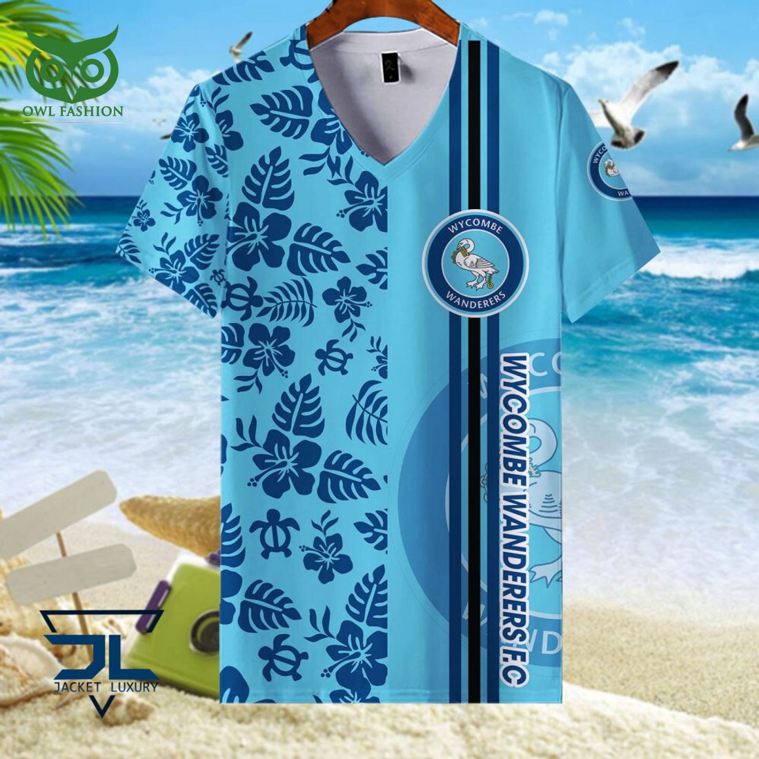 Wycombe Wanderers F.C EFL Championship Hawaiian Shirt T-shirt